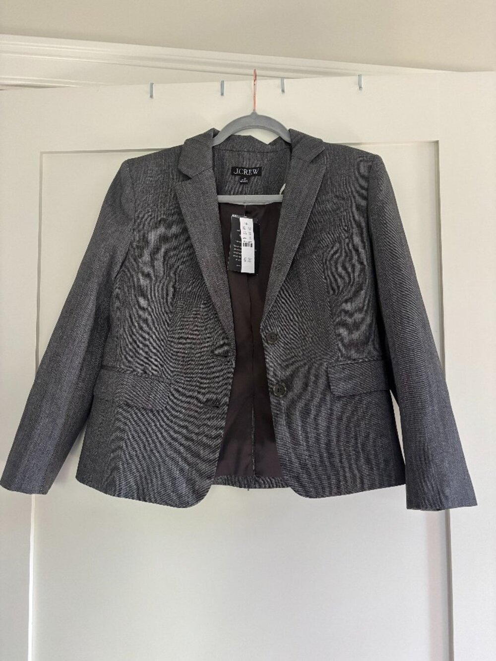 NWT J.Crew Women's Blazer Dark Gray